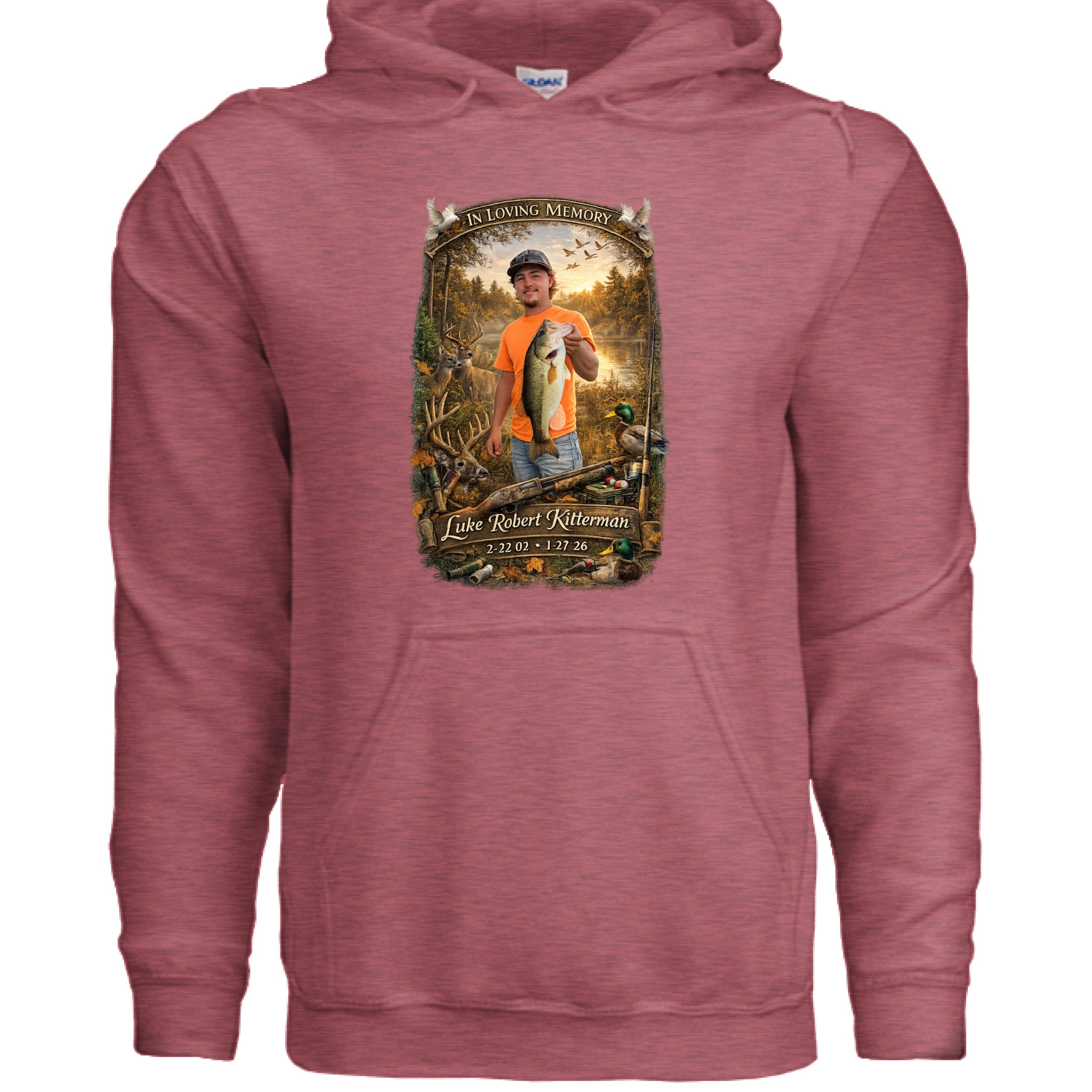 Heather Sport Scarlet Red - FRONT