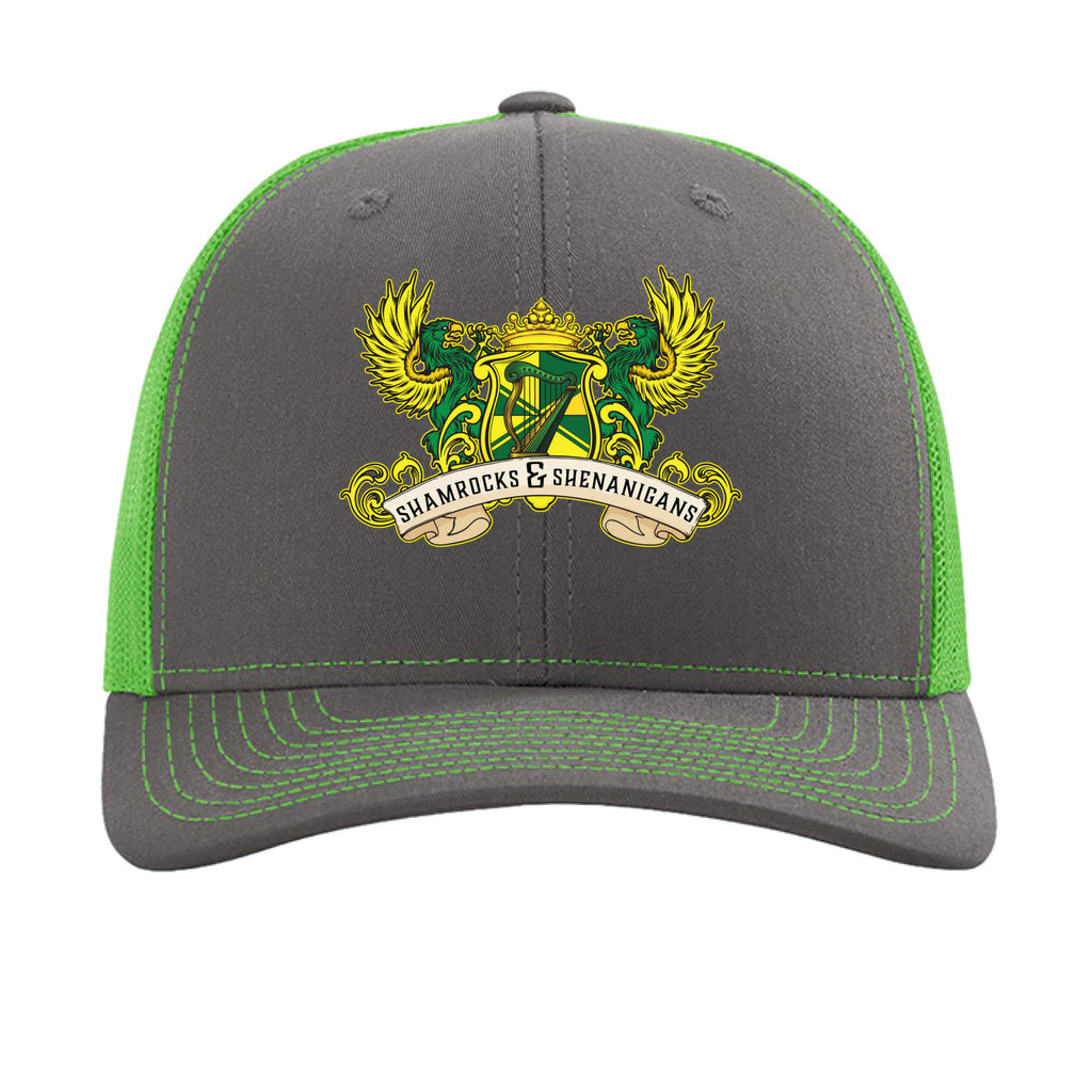 Charcoal/ Neon Green - FRONT