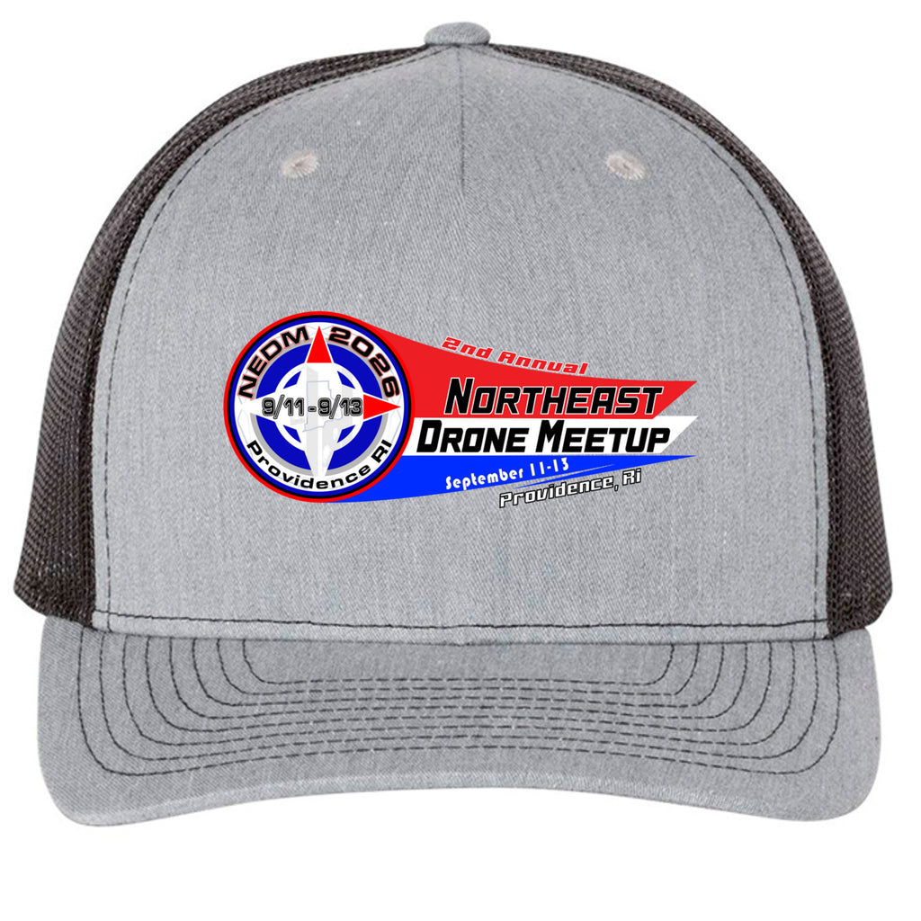 Heather Grey/ Black - 112FP - FRONT