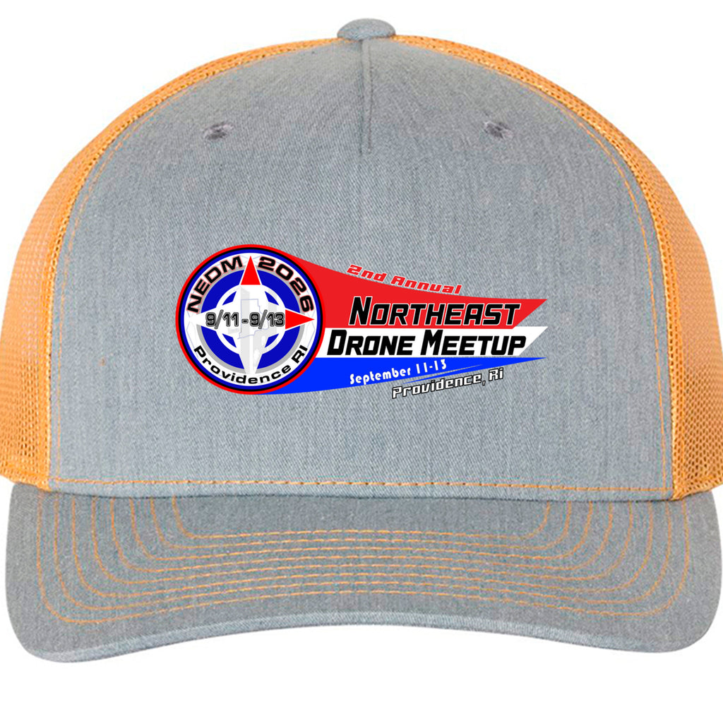 Heather Grey/ Amber Gold - 112FP - FRONT