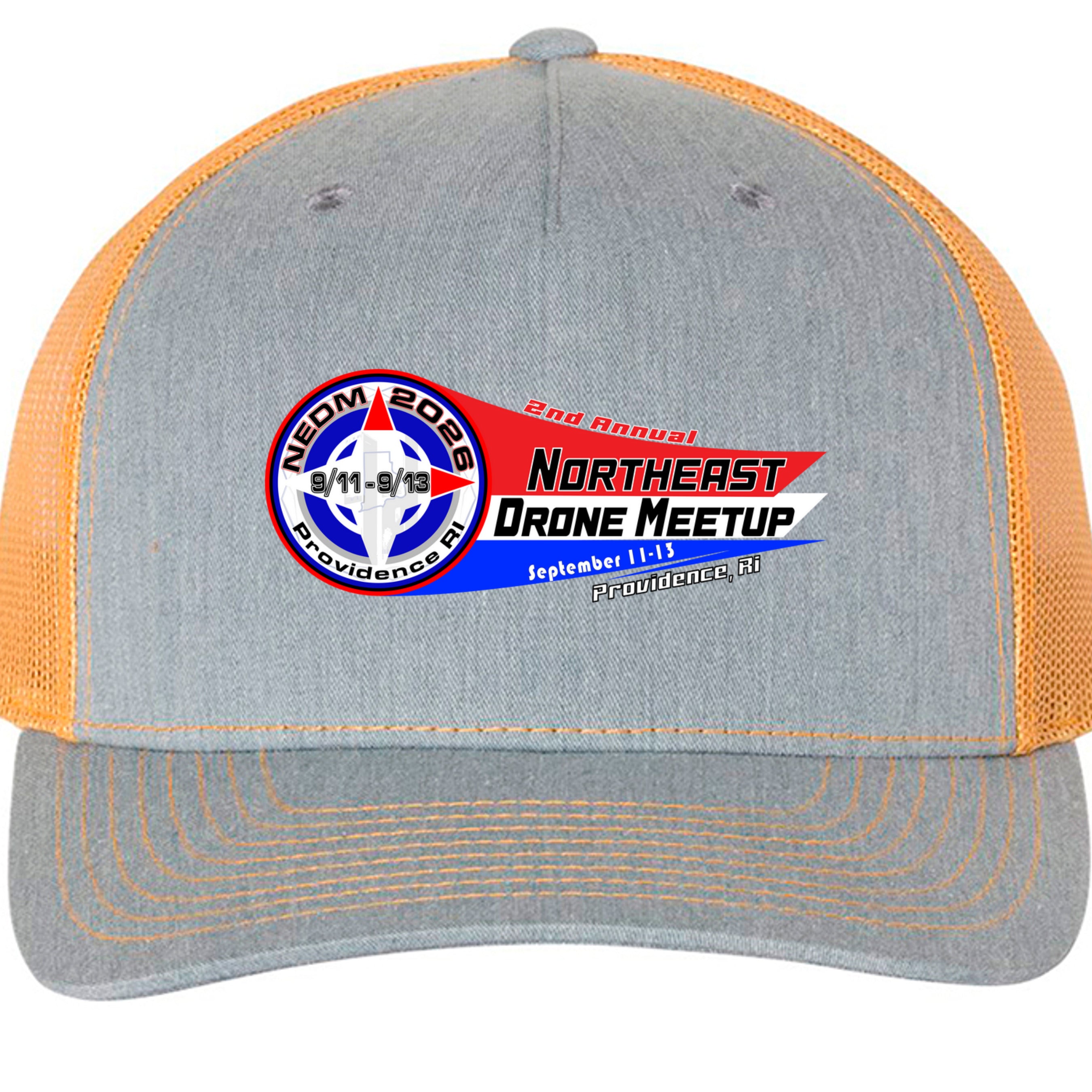 Heather Grey/ Amber Gold - 112FP - FRONT
